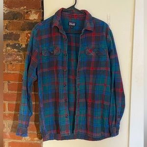 Patagonia button down flannel shirt